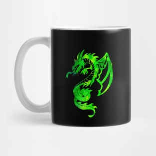 Green Jade Dragon Tattoo Mug